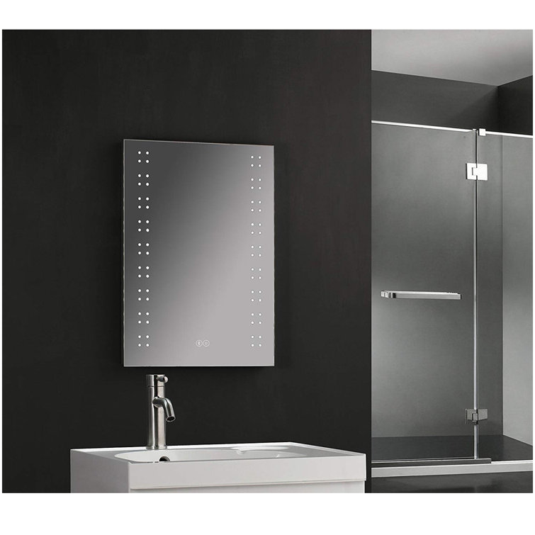 Ivy Bronx Aspasius Bathroom Mirror with Shaver Socket & Reviews